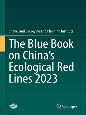 cover image of The Blue Book on China's Ecological Red Lines 2023